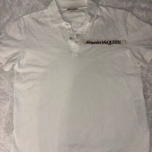 Alexander McQueen Classic White Polo